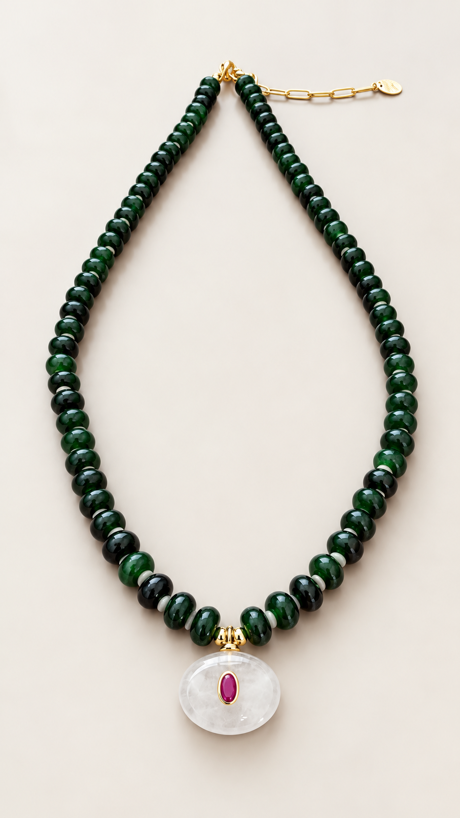 Stone focal necklace