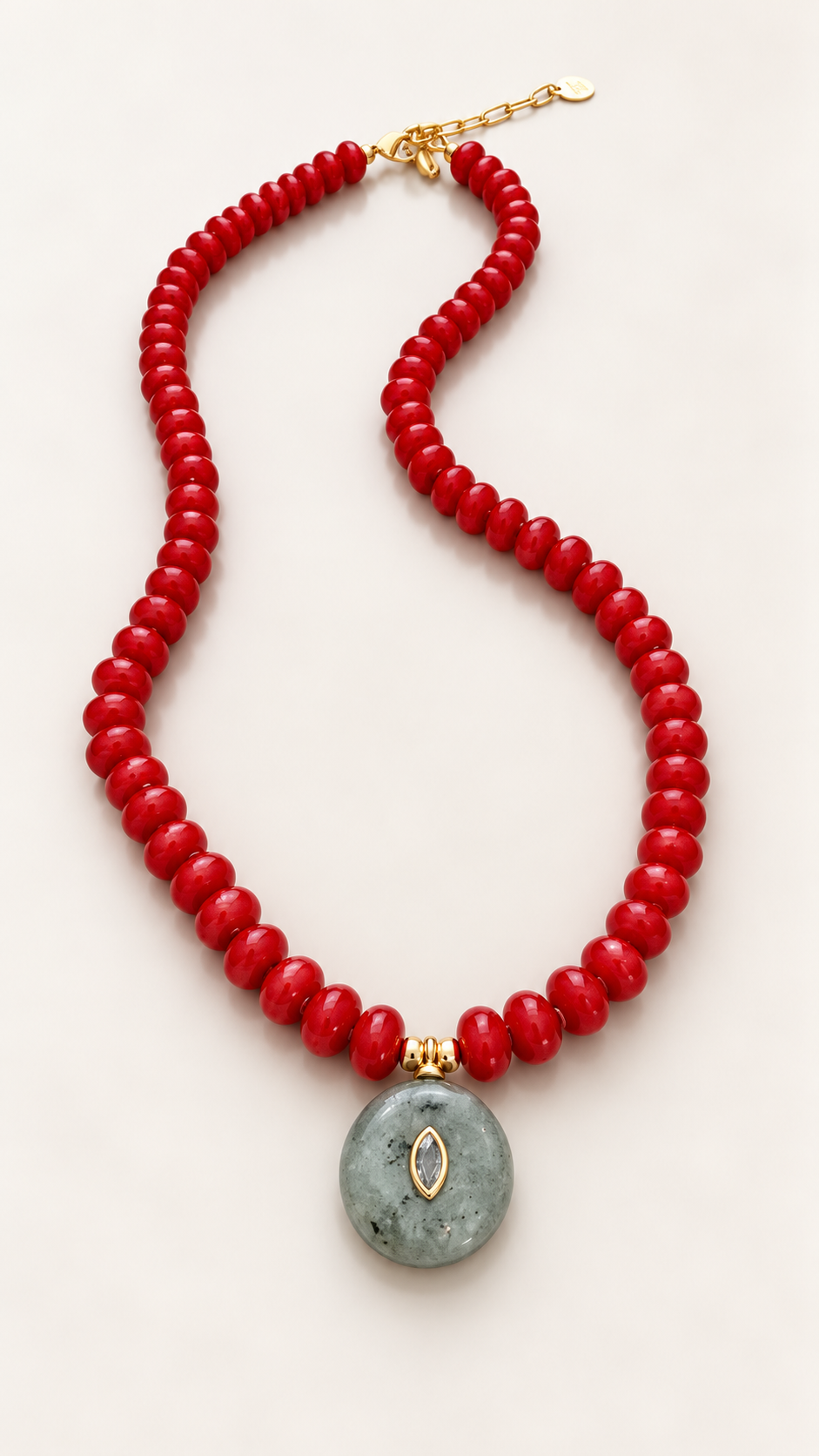 Stone focal necklace