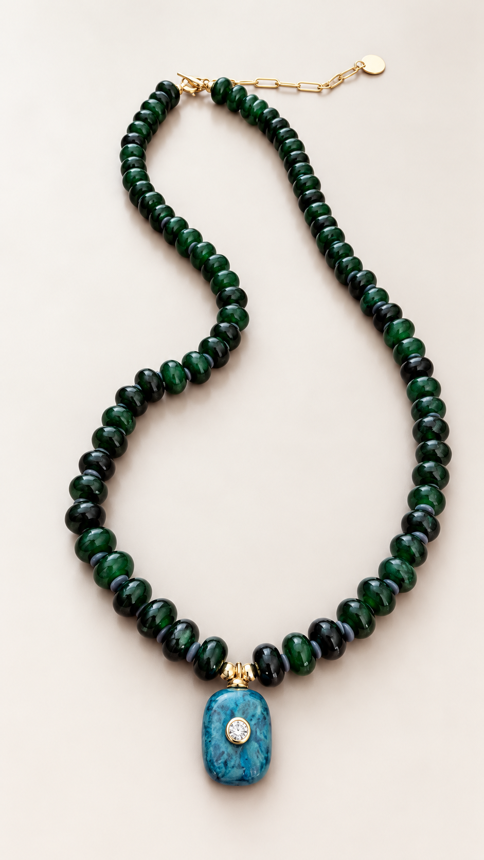 Stone focal necklace
