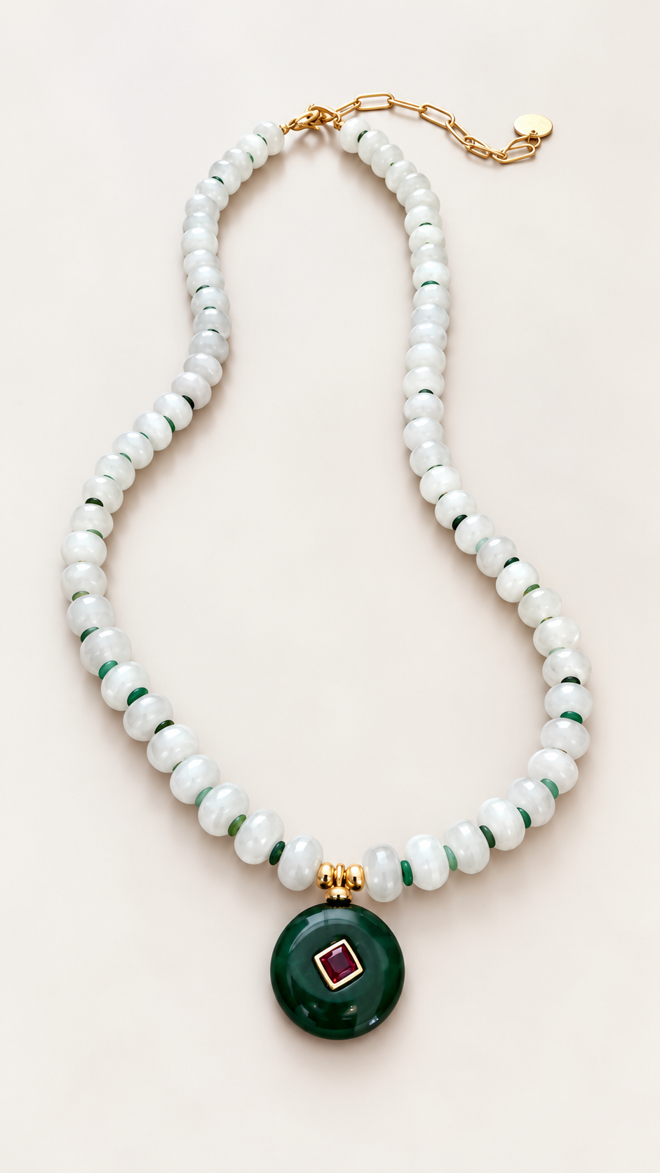 Stone focal necklace