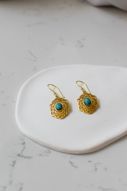 Golden Mystic Blue & oro laminado