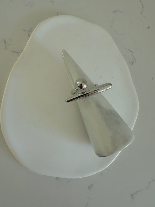 Anillo en acero inoxidable (one size)